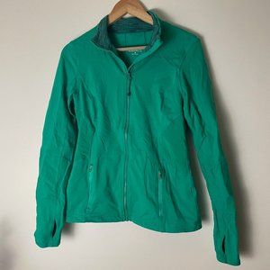 Athletic teal workout jacket Medium